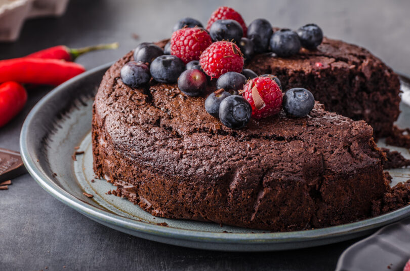 10 inch Flourless Chocolate Cake (Serves 10-14)