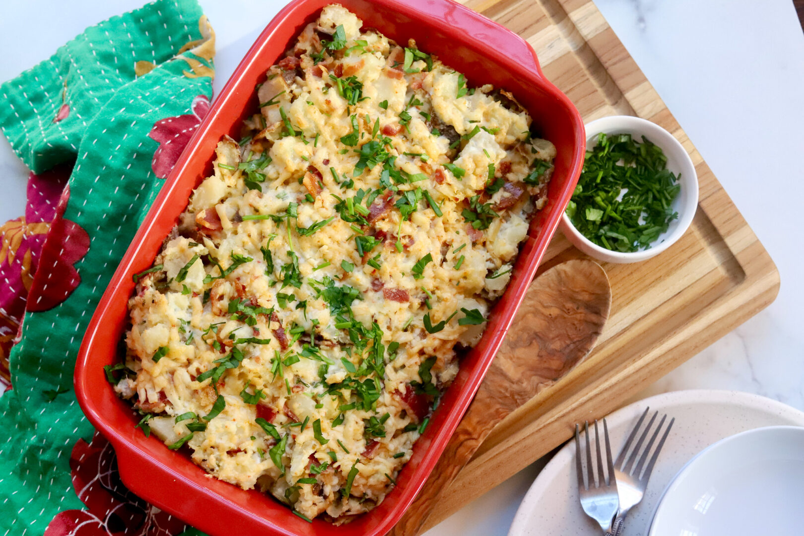 Loaded Cheesy Potato Casserole