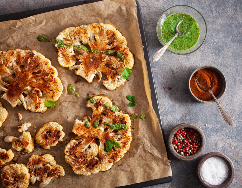 Grilled Cauliflower Steaks